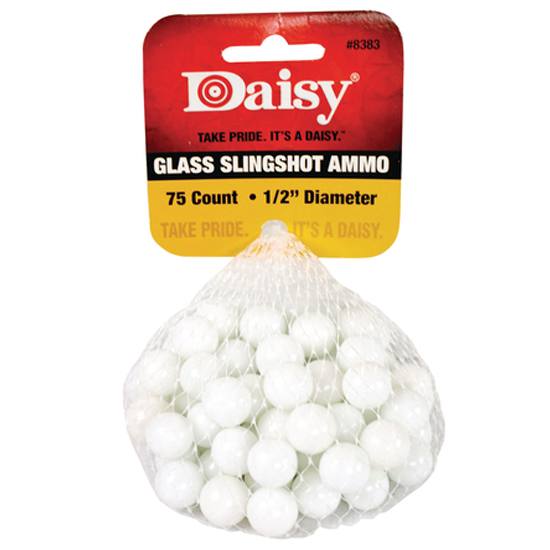 DAISY SLINGSHOT AMMO GLASS 75PK - Hunting Accessories